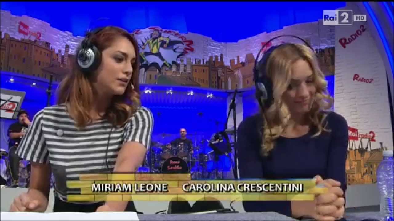 Miriam Leone e Carolina Crescentini @ SuperMax Tv (03.10.14) - I parte