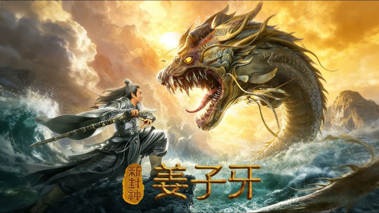 【封神系列电影】《新封神姜子牙》1080P未删减版「被贬凡间的姜子牙误封河神，误会引爆灾难！他为了救苍生踏上执念与救赎的奇幻逆旅！」#封神 #陈浩民 #神话