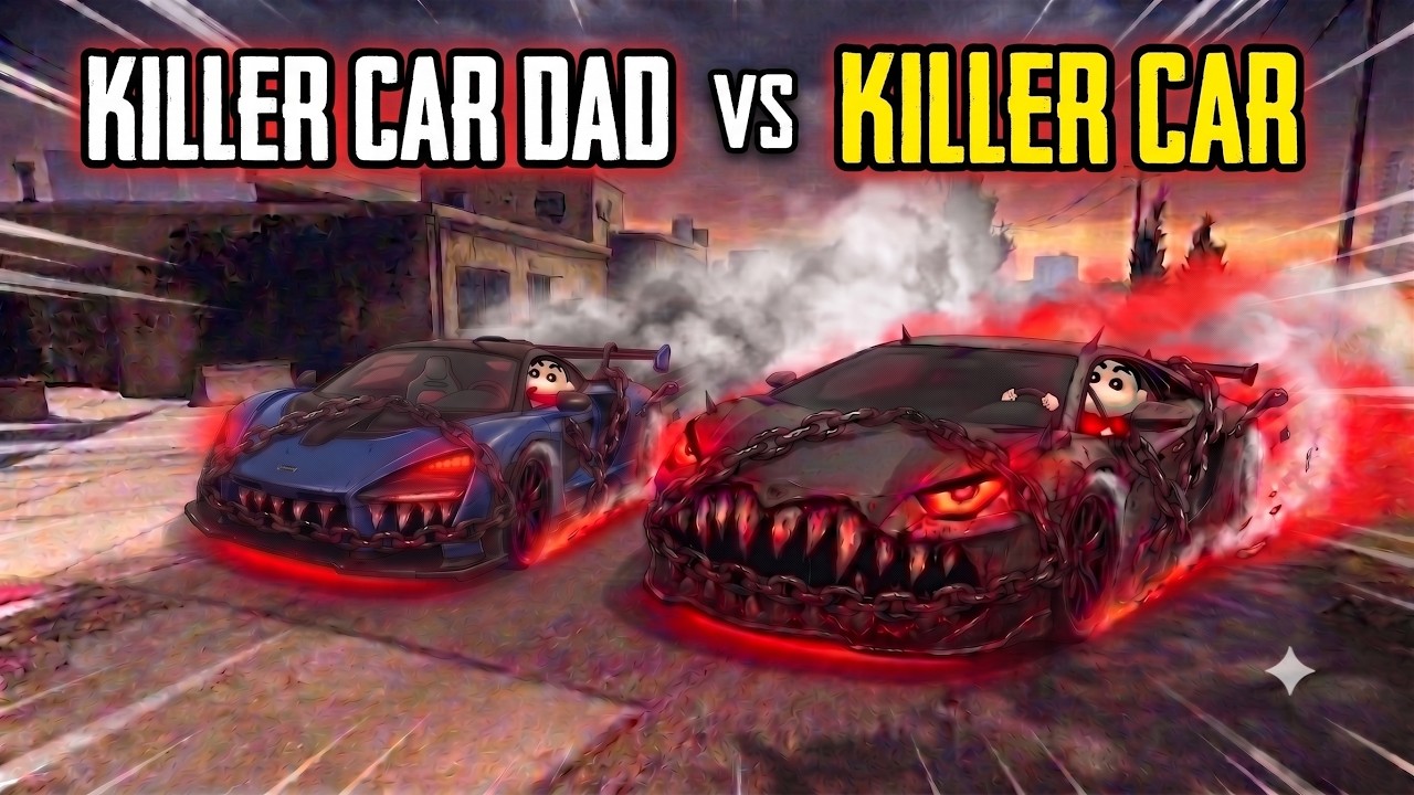 Can Franklin save Killer Car from his dad's attack | PART 1| AR GAMER |