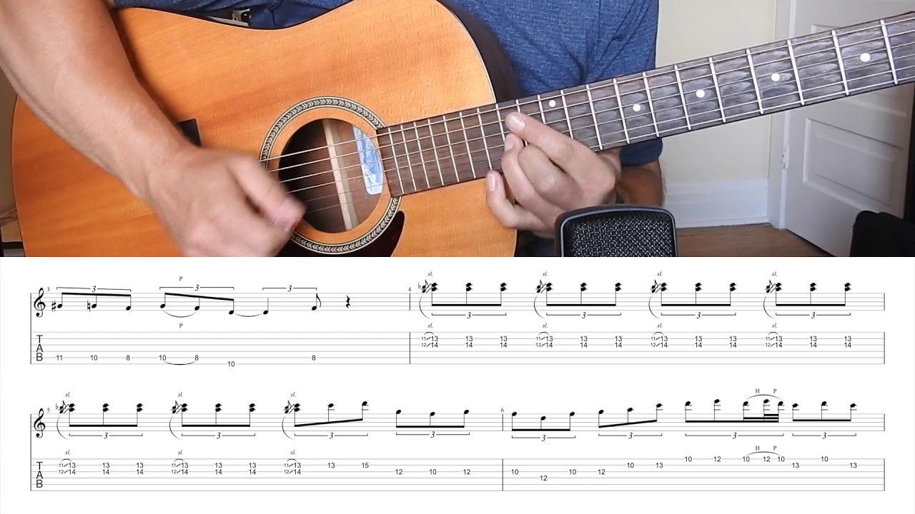 Layla - Acoustic Eric Clapton Solos, with Tablature Transcription for Guitar