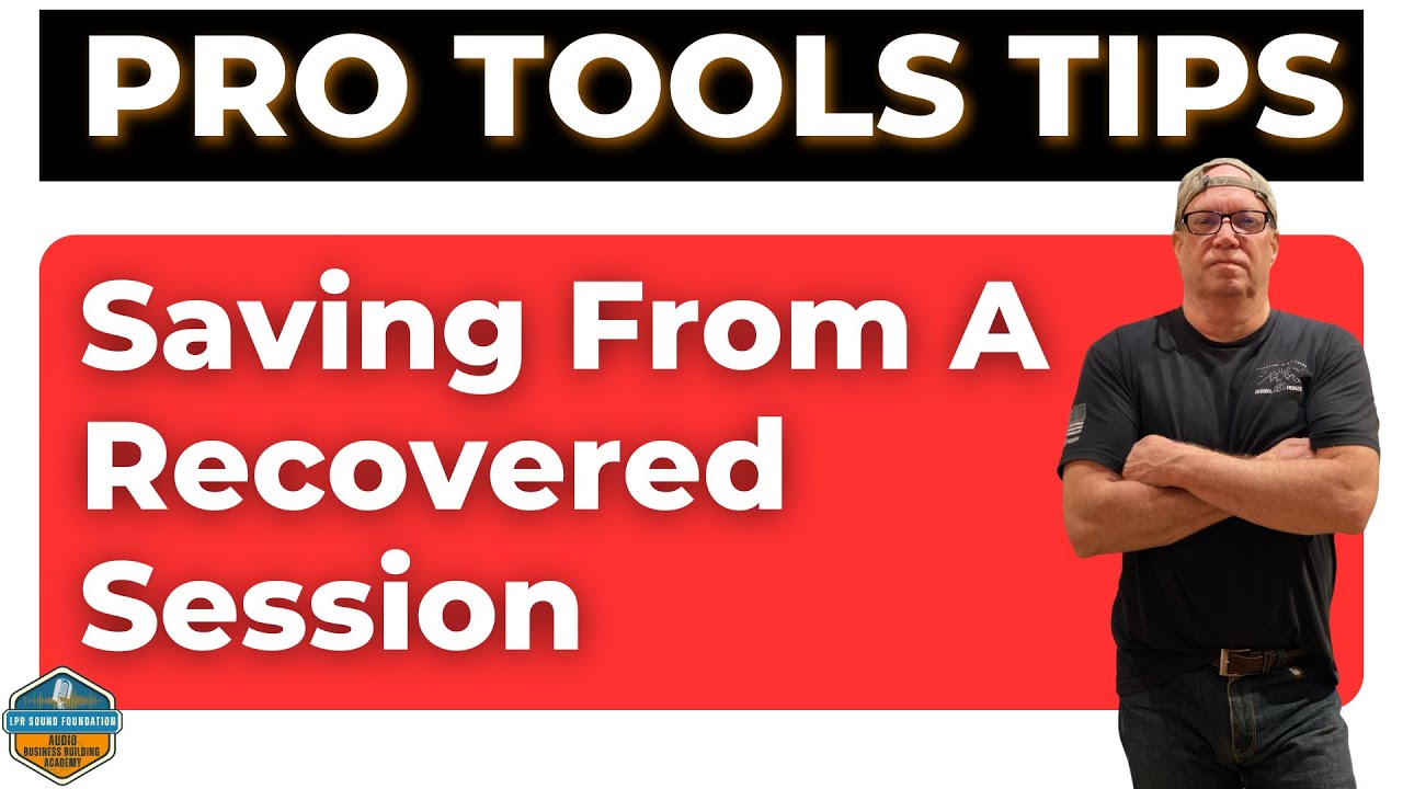 How to SAVE from a recovered Pro Tools session