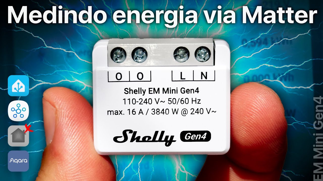 Monitoramento de energia via Matter? | Review do Shelly EM Mini Gen4