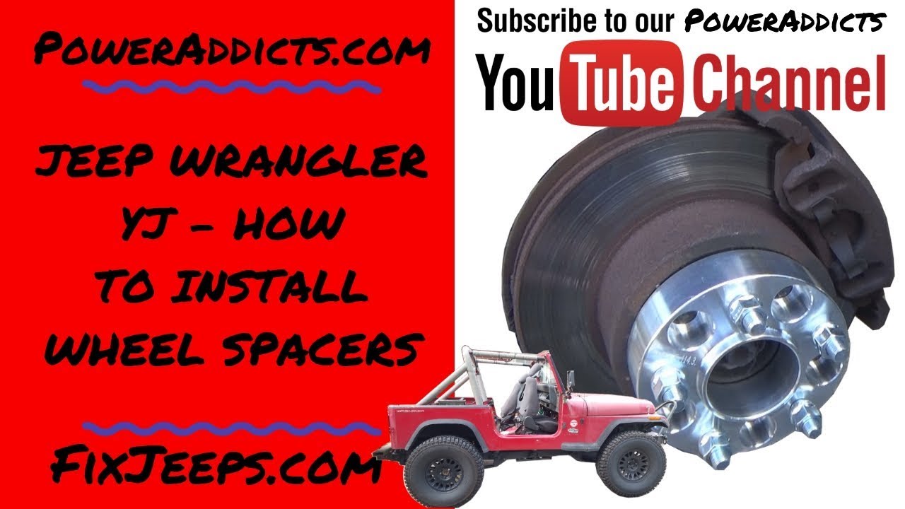Jeep Wrangler YJ — как установить колесные проставки и зачем их использовать.