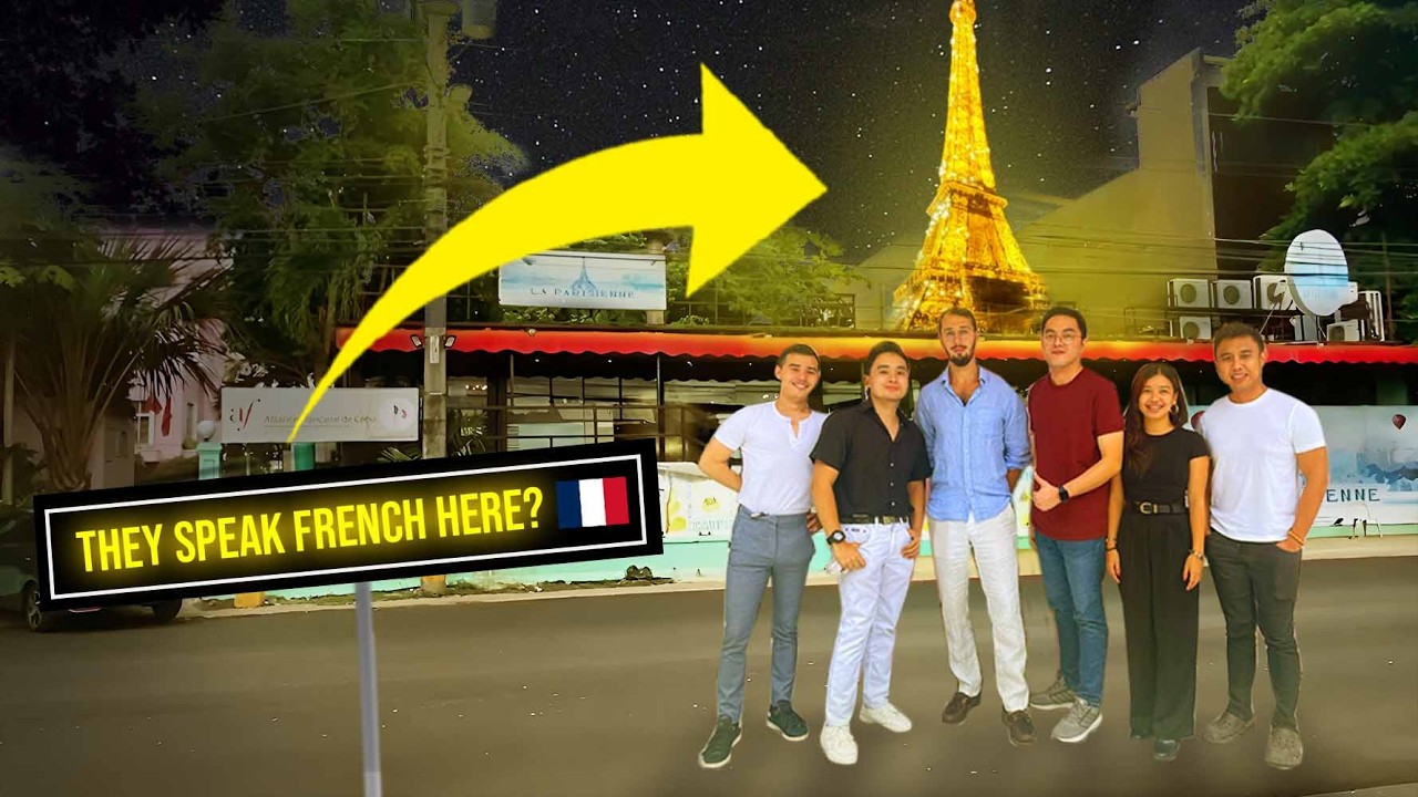 Filipinos speaking French in the Little Paris of the Philippines!   🇫🇷🥐