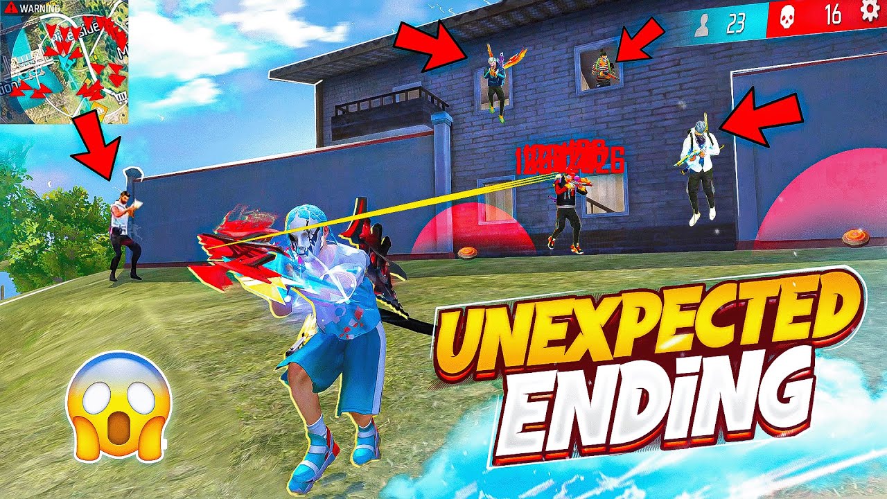 Solo Vs Squad 🔥 But What Happened At The End!! *must watch*😱 - Garena Free Fire