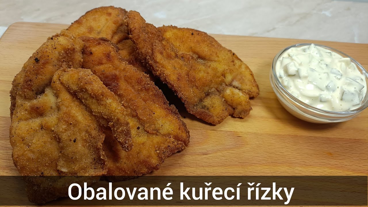Obalované kuřecí řízky - recept