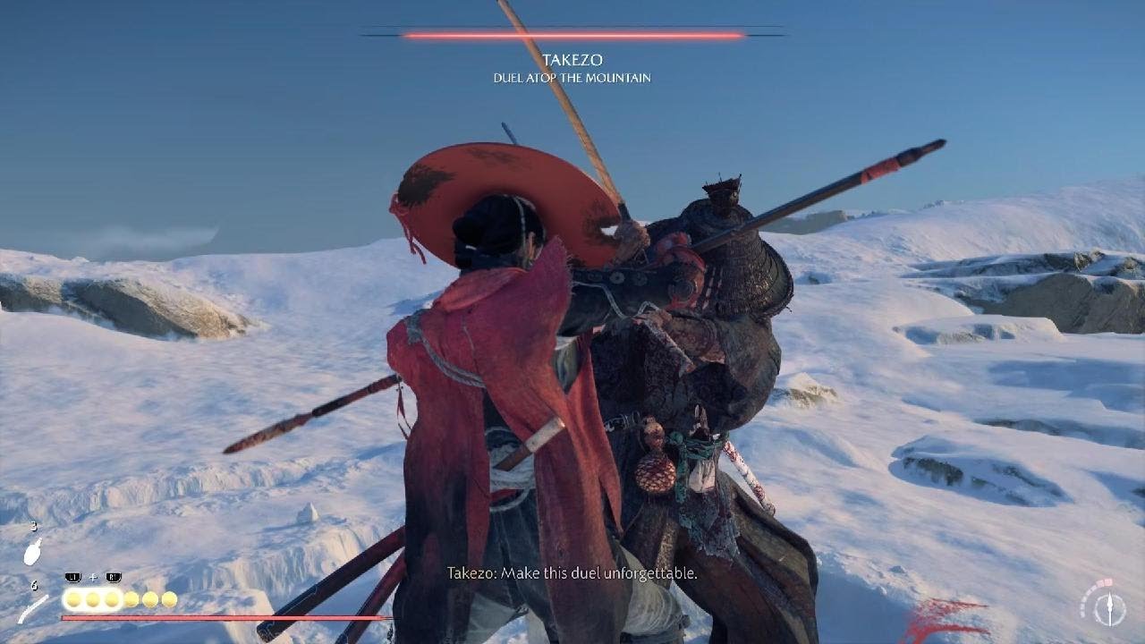 Defeating Takezo on Medium Difficulty | Ghost of Yōtei