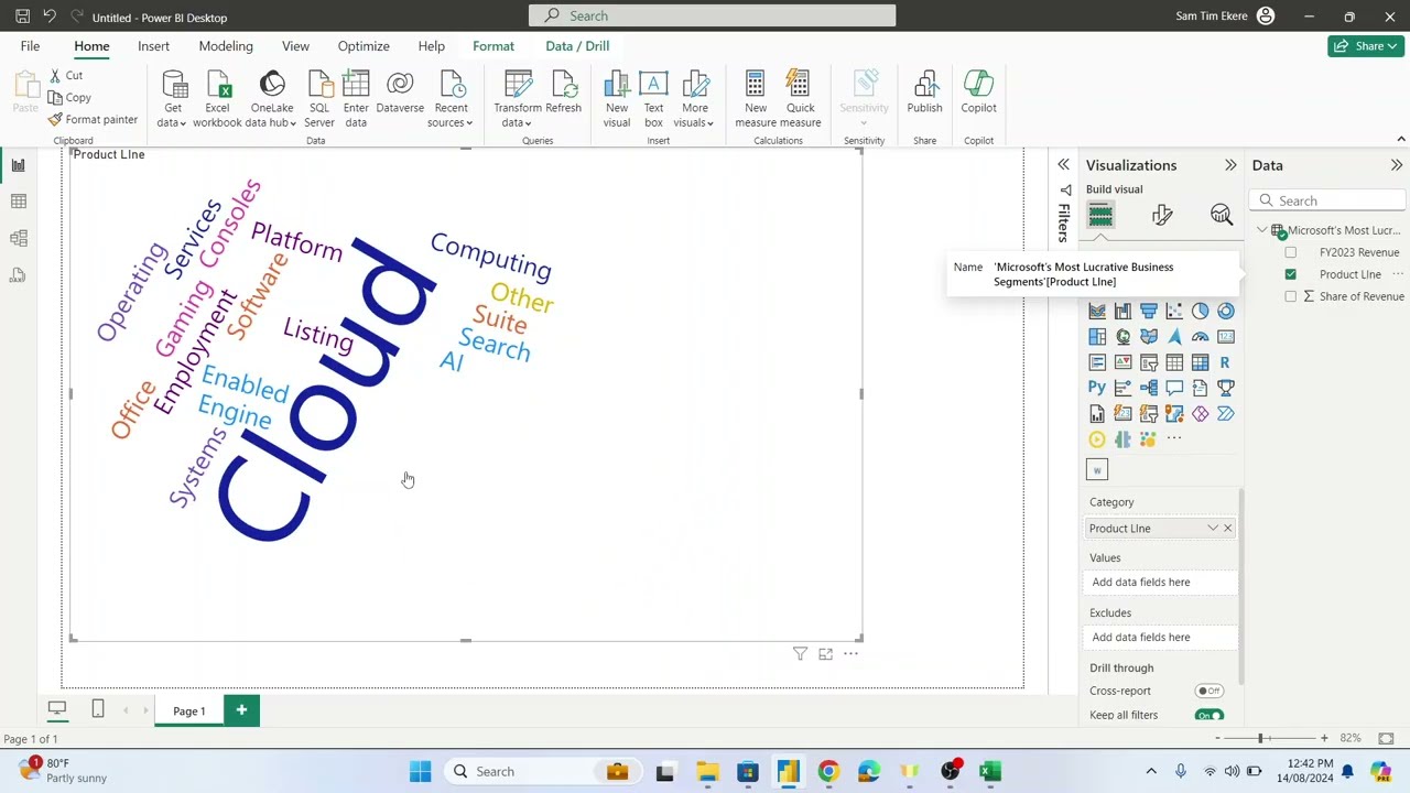 03   How to import web data into power BI Delete Rows with Power Query Editor n Use WordCloud Visual