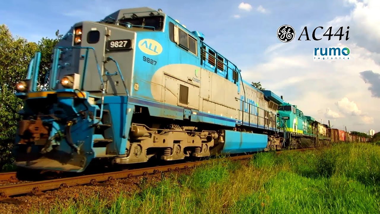 GE AC44i #9827 Rumo  + Brado #9860