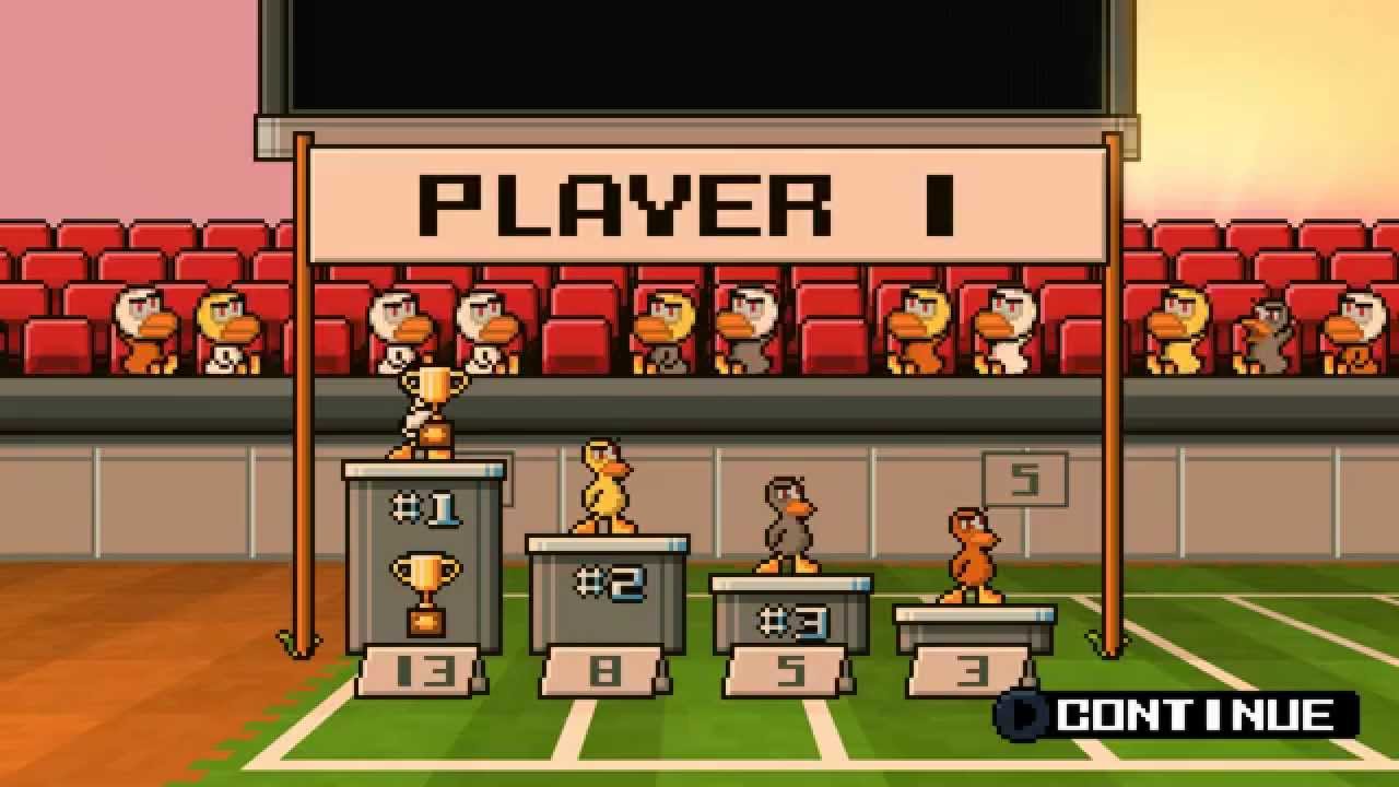 DUCK Game PC 60FPS 4 Player Multiplayer Gameplay | 1080p