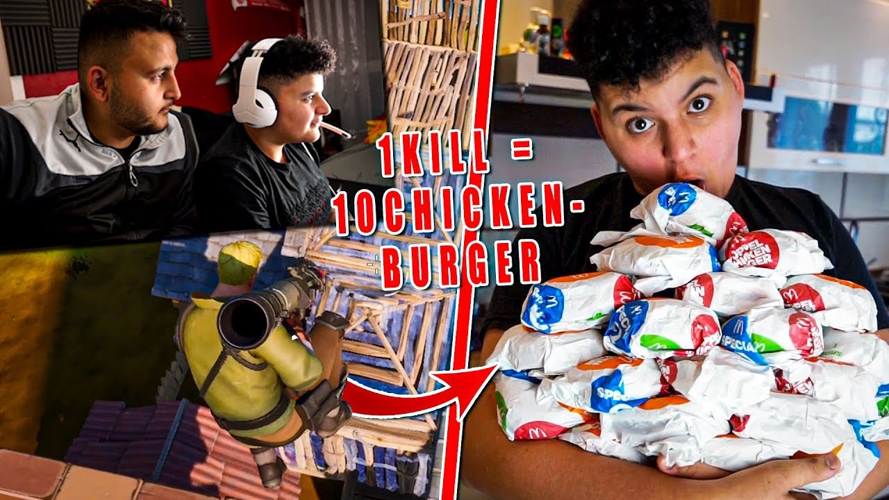 1 KILL = 10 CHICKENBURGERS from MC DONALDS