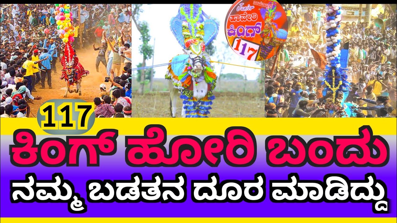 ಕಿಂಗ್ ಸ್ಪೀಡಿಗೆ ಜನ ತತ್ತರಿಸಿ ಹೋಗ್ತಿದ್ರು  ||ಶಿವಾನಂದ್||#haveriking117#horihabba #bullrace #viral#video