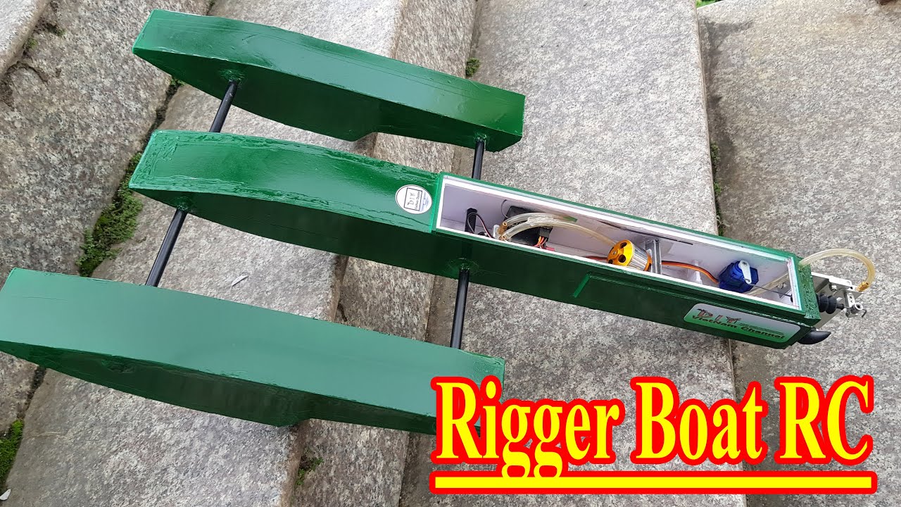 Chế tàu Rigger RC với motor Brushless XXD A2212 - Rigger Boat RC