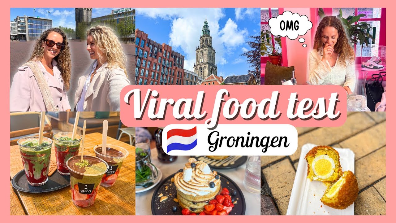 VIRAL FOOD testen in GRONINGEN! 🫢🤩 - Groningsche Koek 🥮, EIERBAL 🥚 & geweldige PANCAKES 🥞