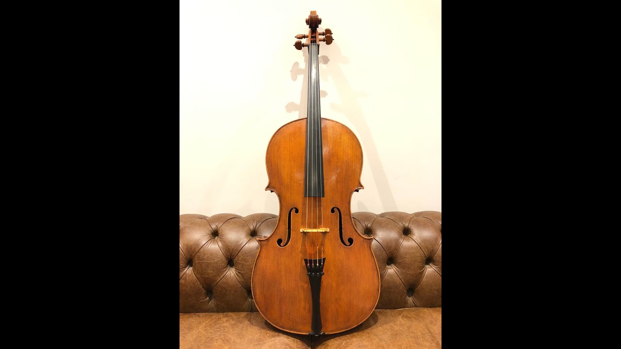 G.B Guadagnini Cello build. J F Wright Luthier