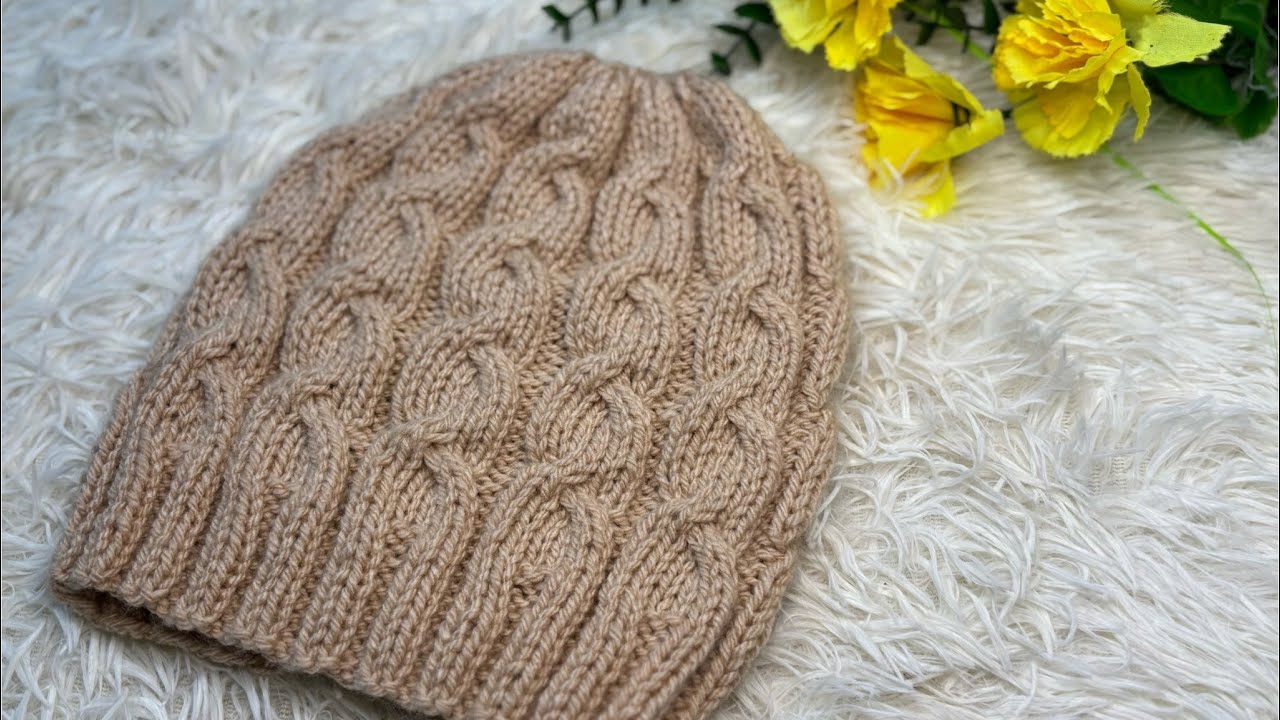 ✅Tric&ocirc; Incr&iacute;vel: Gorro com Tran&ccedil;a R&aacute;pido e Lindo para o Inverno #MARFIM