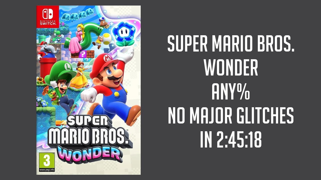 Super Mario Bros. Wonder any% in 2:45:18 [OLD PB]