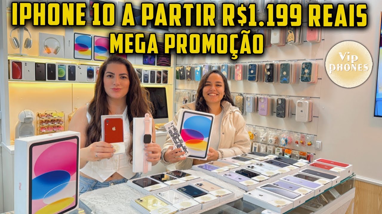 IPHONE 10 A PARTIR R$1.199!!! MEGA PROMOÇÃO - VIP PHONES