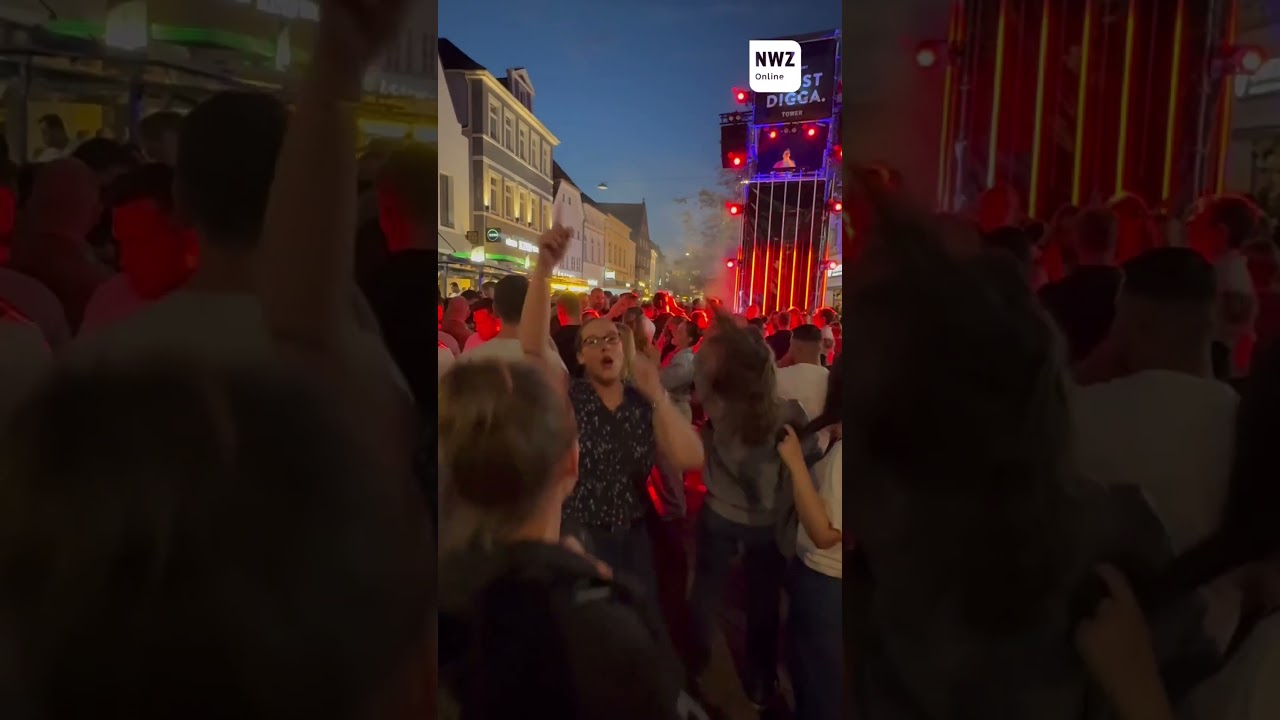 Stadtfest Oldenburg 2025 - erster Partyabend