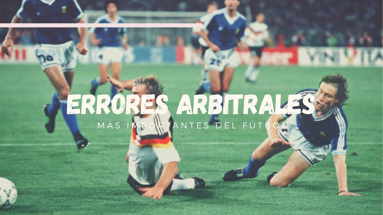 Errores arbitrales en mundiales | Compilado