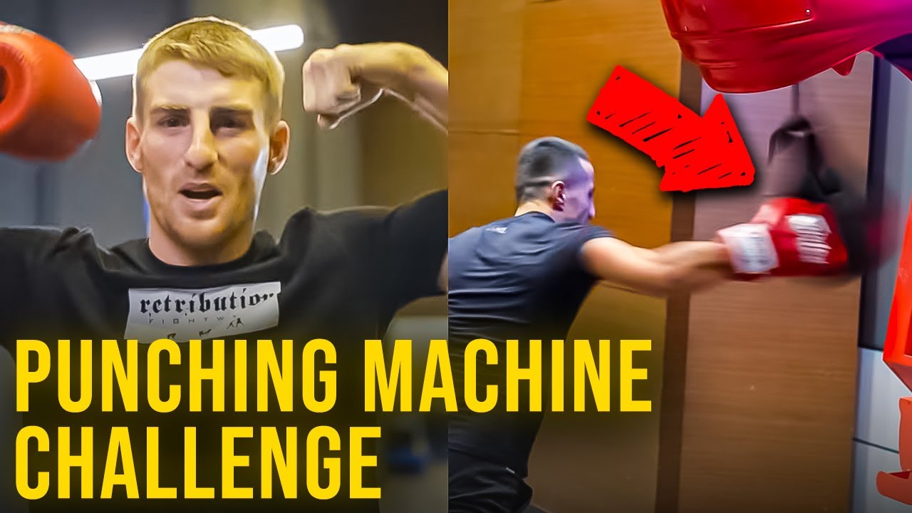 PUNCHING MACHINE CHALLENGE | Who Is ONE's Hardest Hitter? 💥🥊