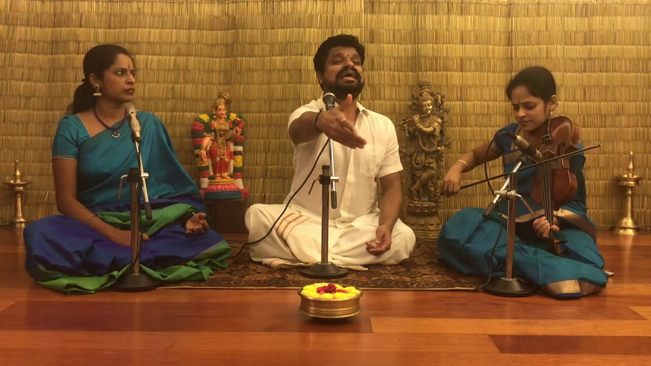 Tiruppaavai 13 - puLLin vAy kINdAnai - Atana - Kunnakudi Balamurali Krishna and Akkarai sisters