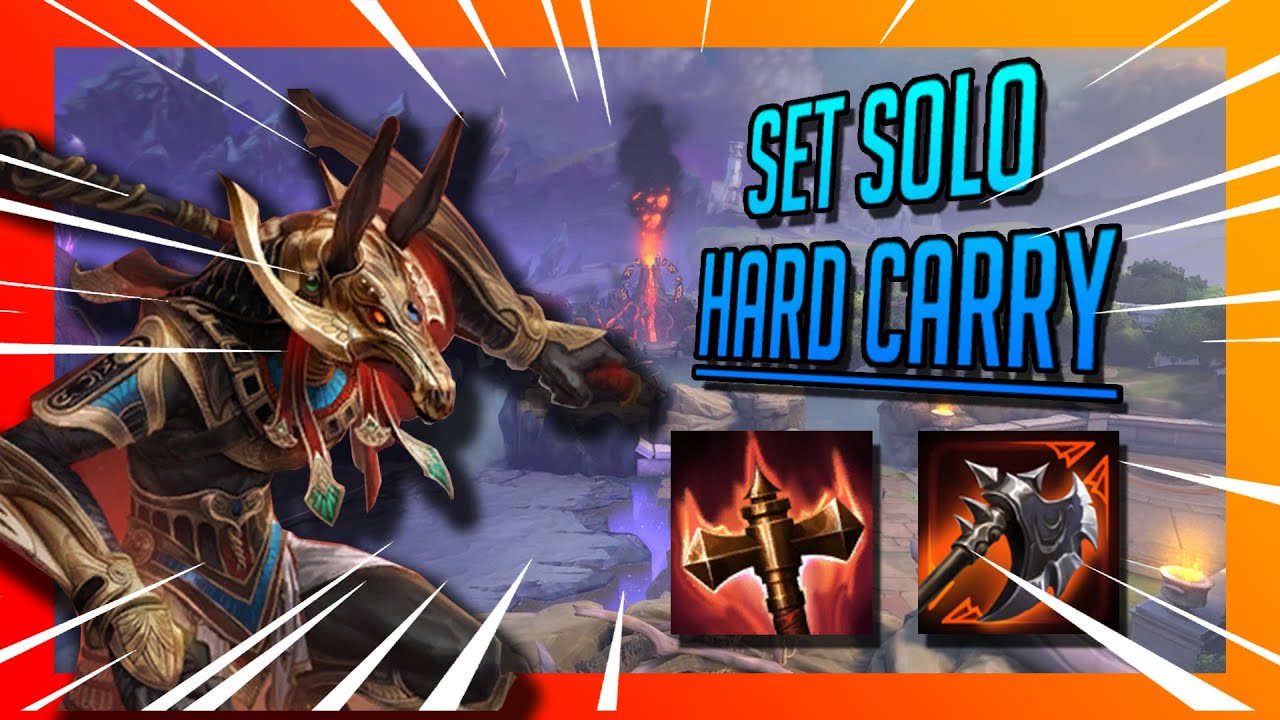 HARD CARRYING WITH TRANSCENDENCE SET SOLO - Smite S8 Ranked Pro Gameplay