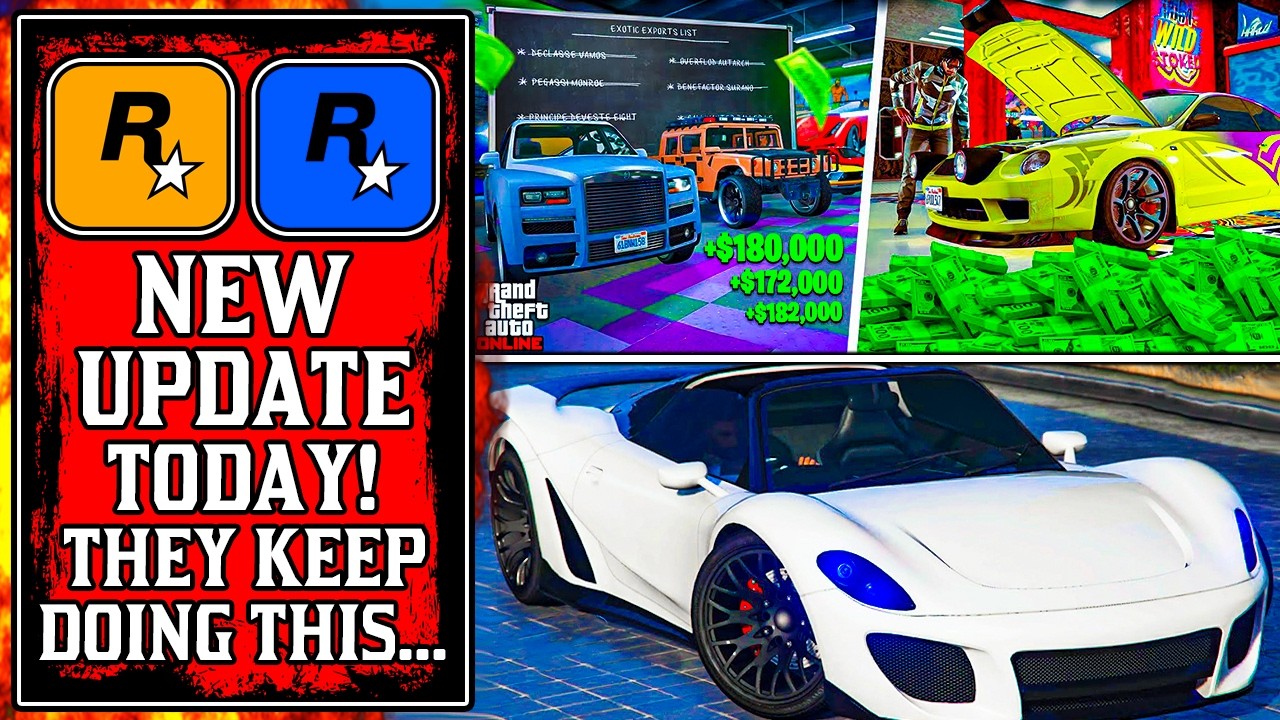FINALLY! *MASSIVE* AUTO SHOP BONUS WEEK! The NEW GTA Online UPDATE Today! (GTA5 New Update)