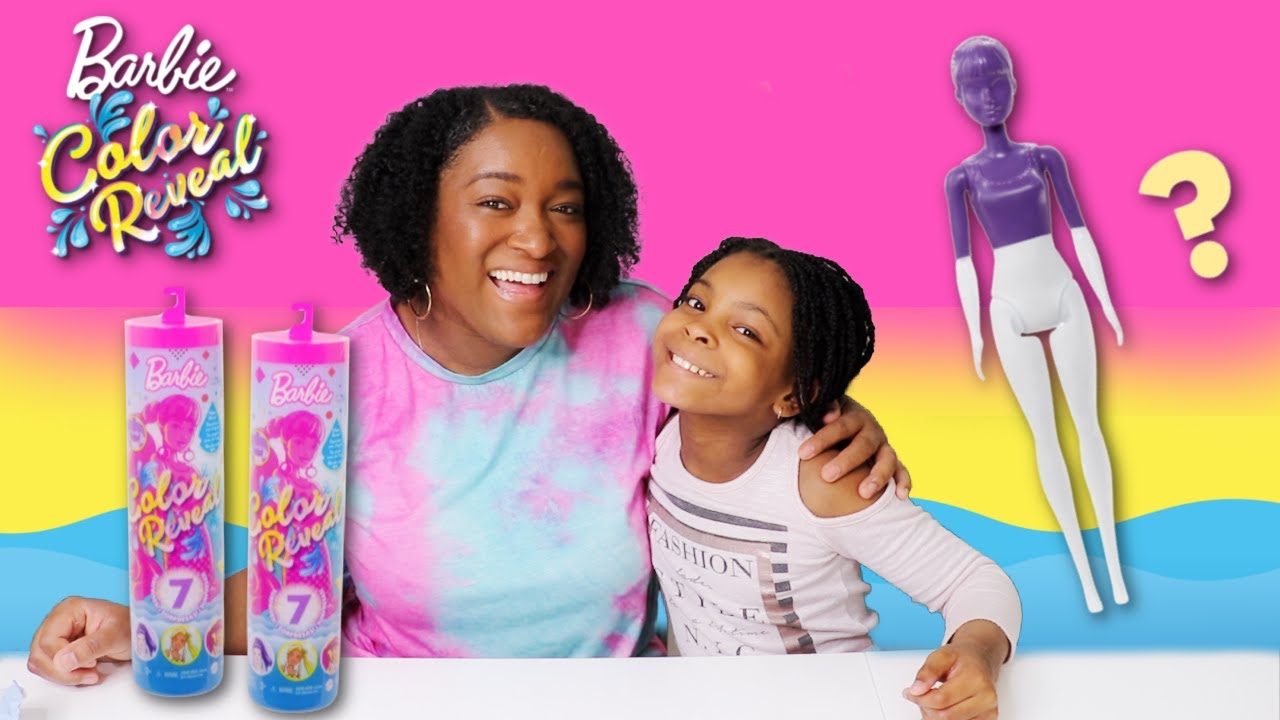 ON TESTE BARBIE COLOR REVEAL ! Unboxing Barbie