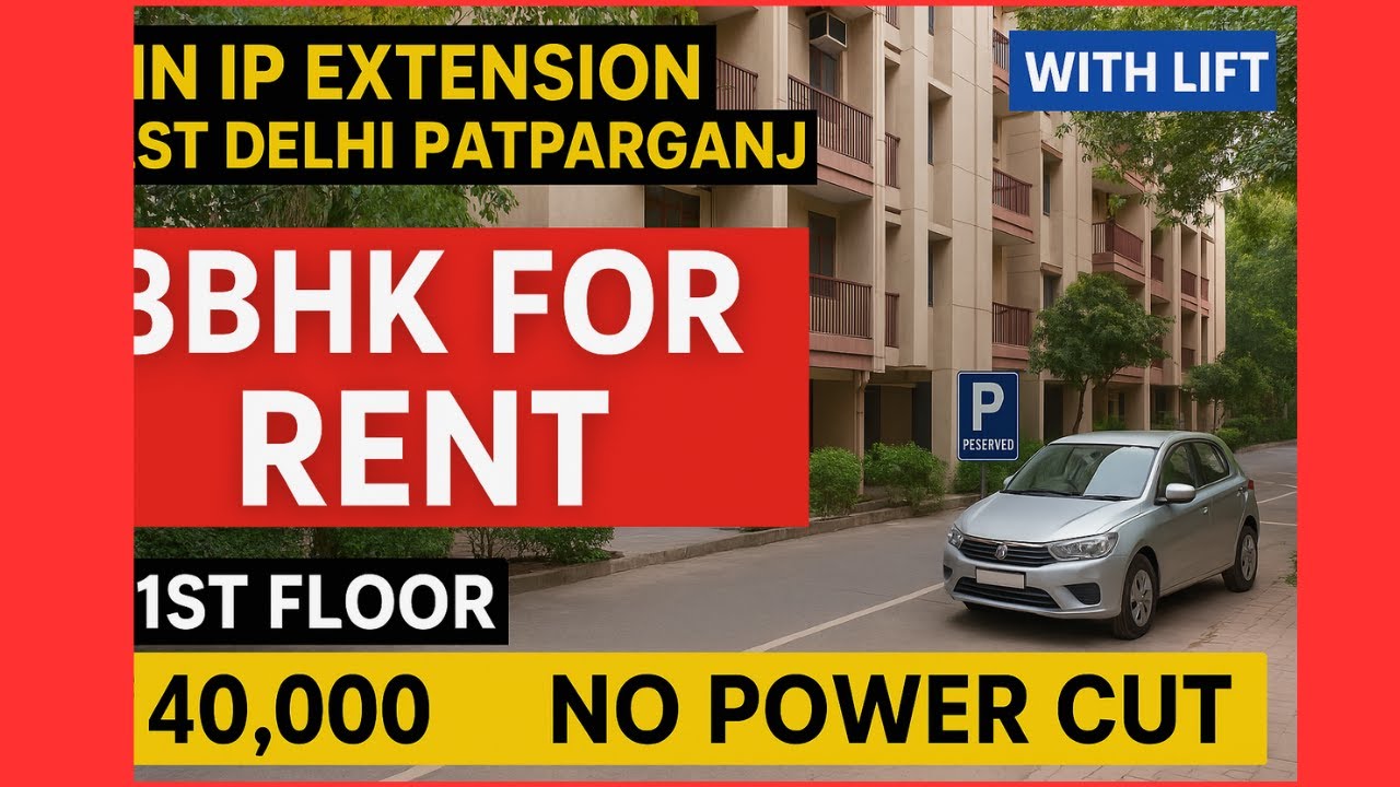 In IP Extension, East Delhi, Patparganj | 3Bhk For Rent In Delhi | 3bhk for rent | 3bhk rent delhi