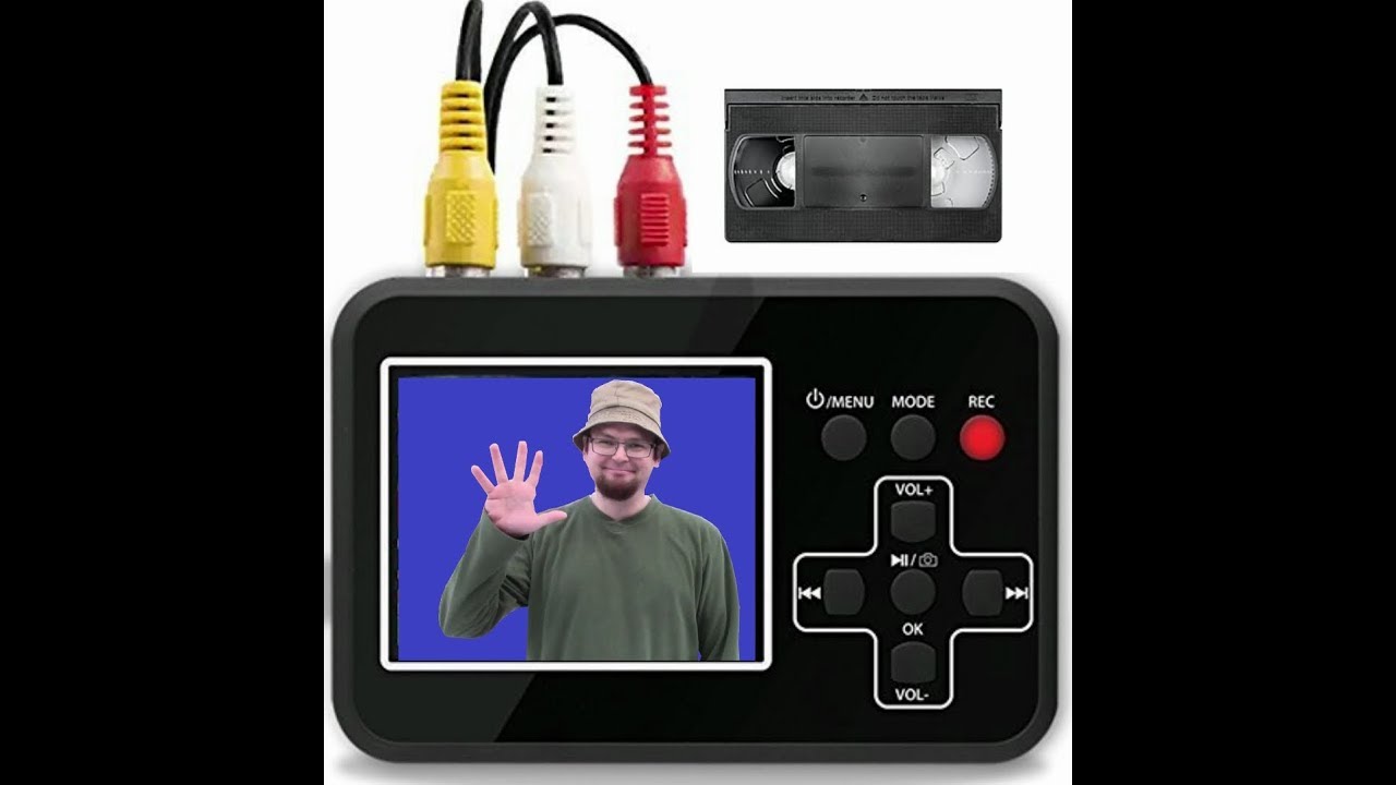 Видеоконвертер DIGITNOW в цифровой формат, конвертер VHS в цифровой формат для захвата видео с ви...