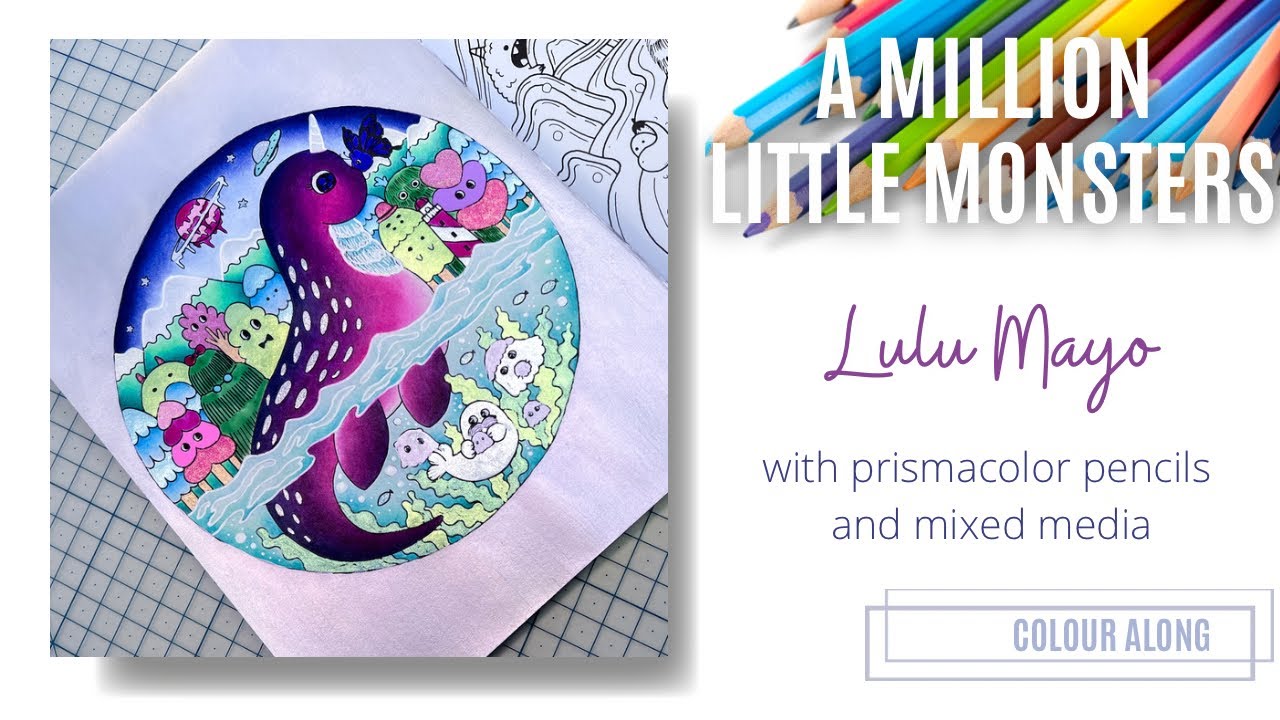 Colour Along | A Million Little Monsters by Lulu Mayo