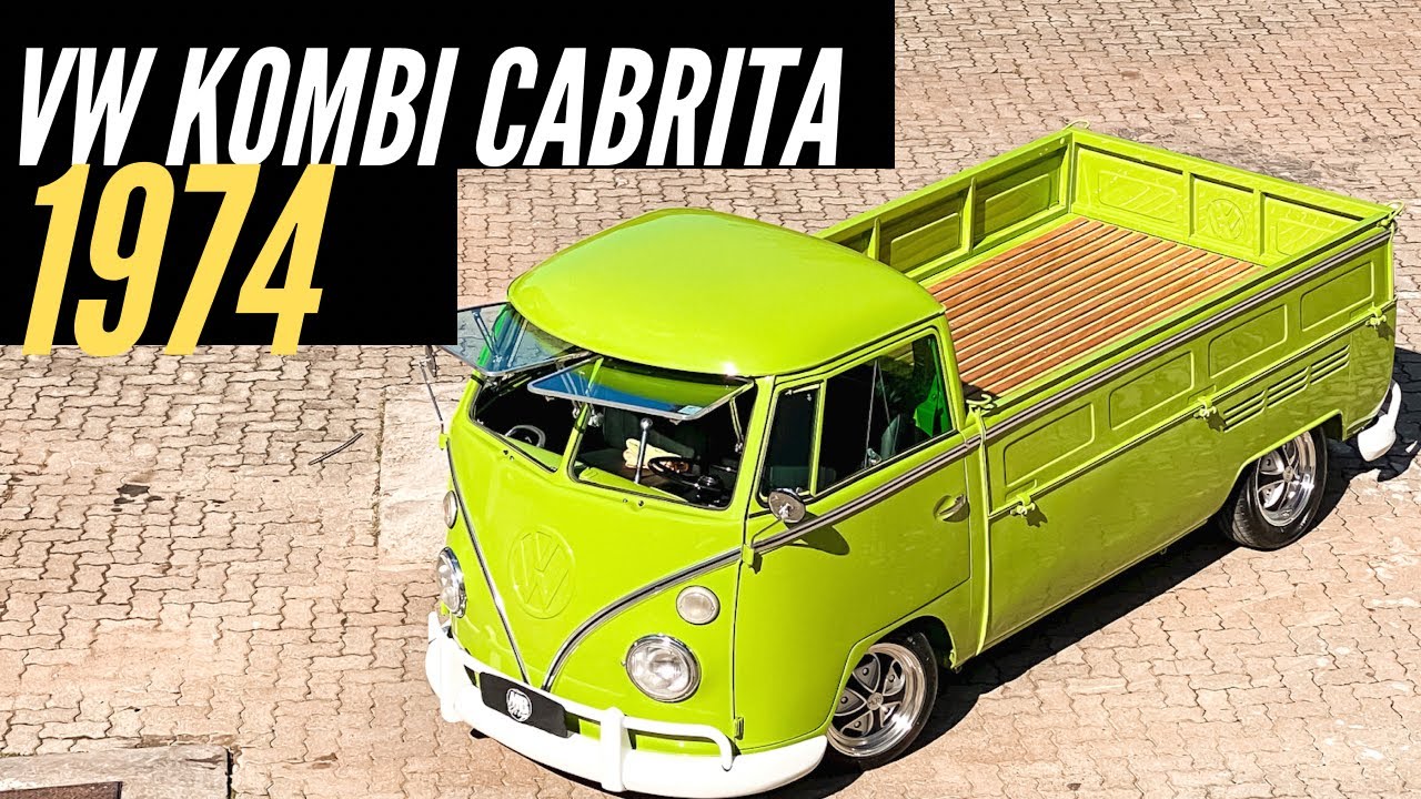 VW KOMBI 1974 CABRITA VERDE HIPPIE - MAIS UMA NO PADRÃO