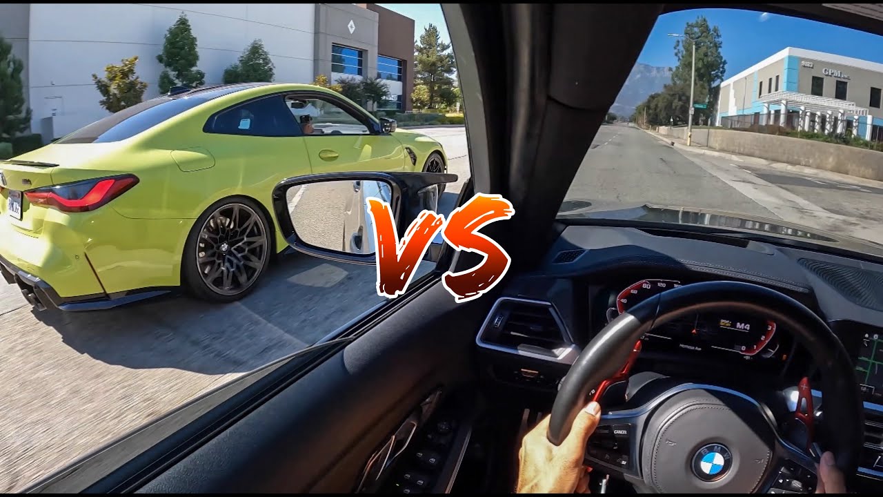 Downpipe E50 M340i Vs G82 M4 Comp!