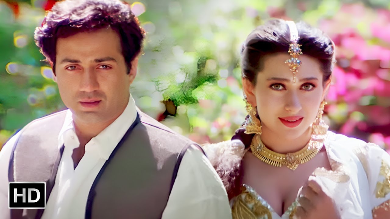Chand Sa Chehra Jheel Si Aankhen (HD) | Sunny Deol, Karishma Kapoor | Ajay(1996) | Anand Milind Hits