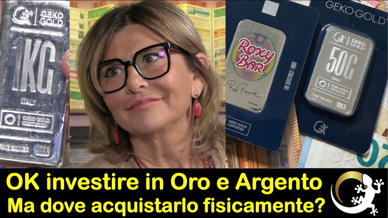 OK investire in Oro e Argento ma dove acquistarlo fisicamente? Nadia Ottaviani di Geko Gold risponde