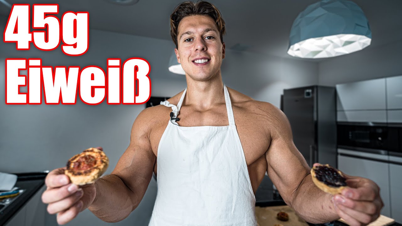 Protein zum Frühstück - Brötchen mit 45g Eiweiß!