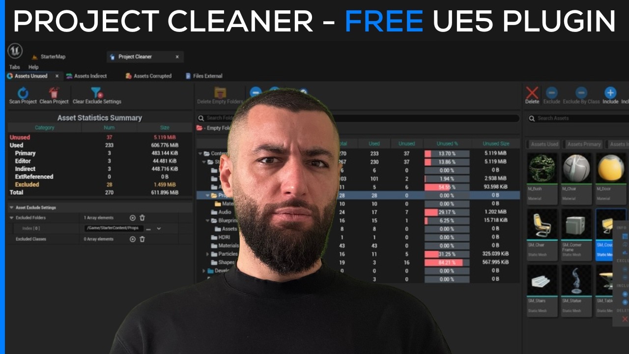 How To Clean Up Your Unreal Engine Projects | Project Cleaner