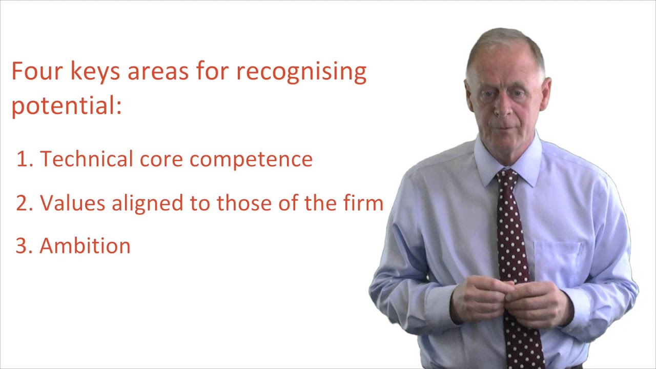 Identifying talent in professional service firms - Des Woods