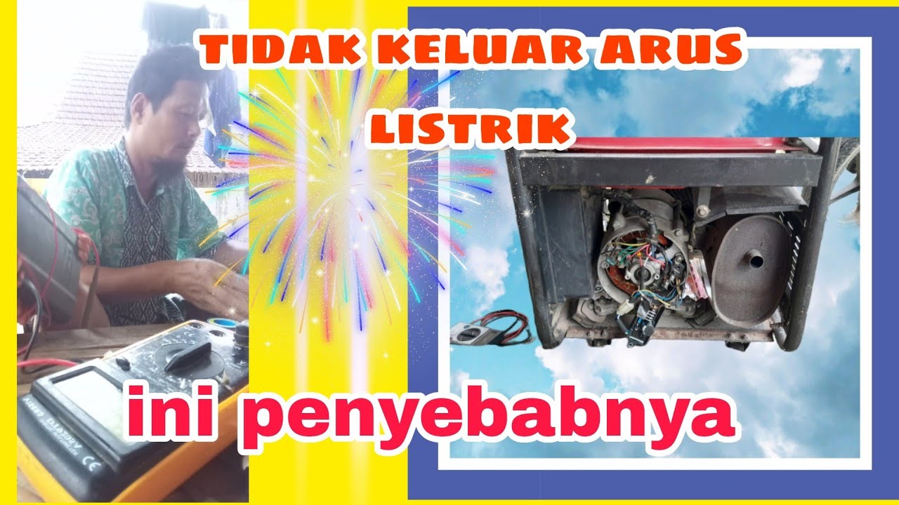 servis genset tidak keluar arus listrik ini yang harus dipahami