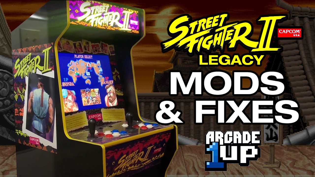 $199 Street Fighter Legacy Walmart Edition Arcade1up Mods & Fixes