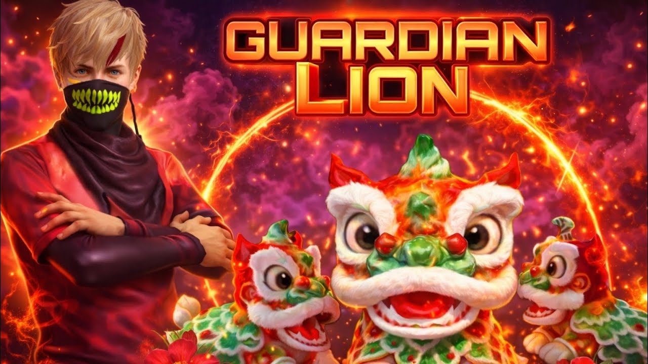 Free fire steel a pet,most rarest Divine pet Guardian Lion, ll free fire steel a pet rare pet, 