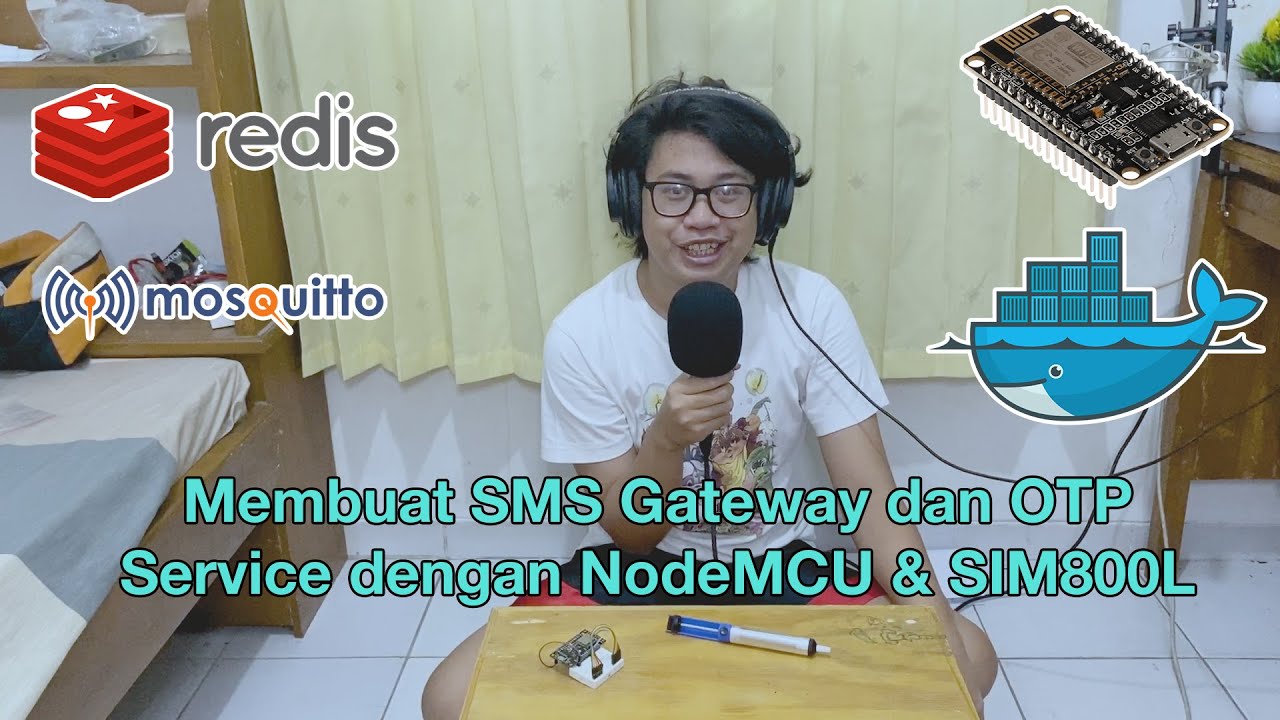 Membuat SMS Gateway & SMS Service Dengan NodeMCU ESP8266 & SIM 800L
