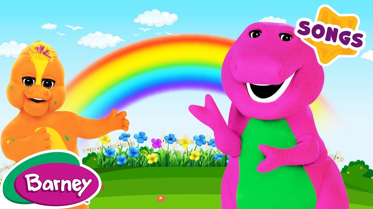 Colors of the Rainbow! | Learning Songs for Kids | Barney | 9 Story Sing & Dance