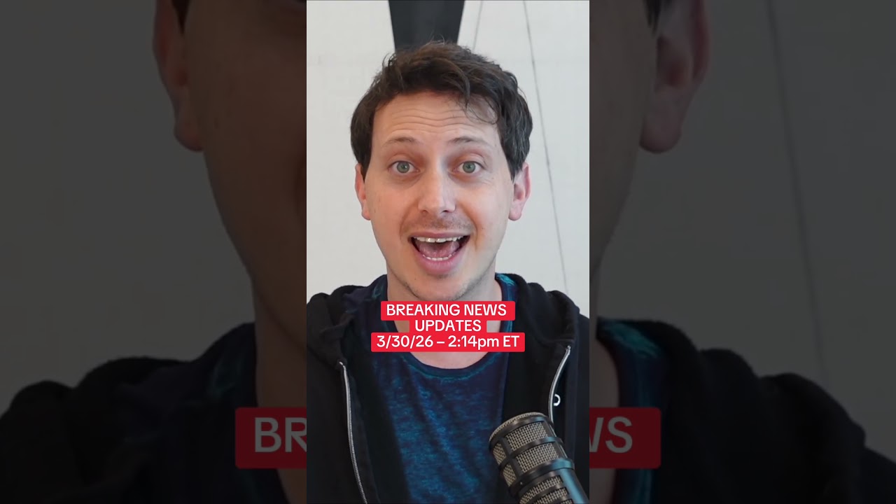 BREAKING NEWS UPDATES &ndash; 3/30/26 &ndash;&nbsp;2:14pm ET