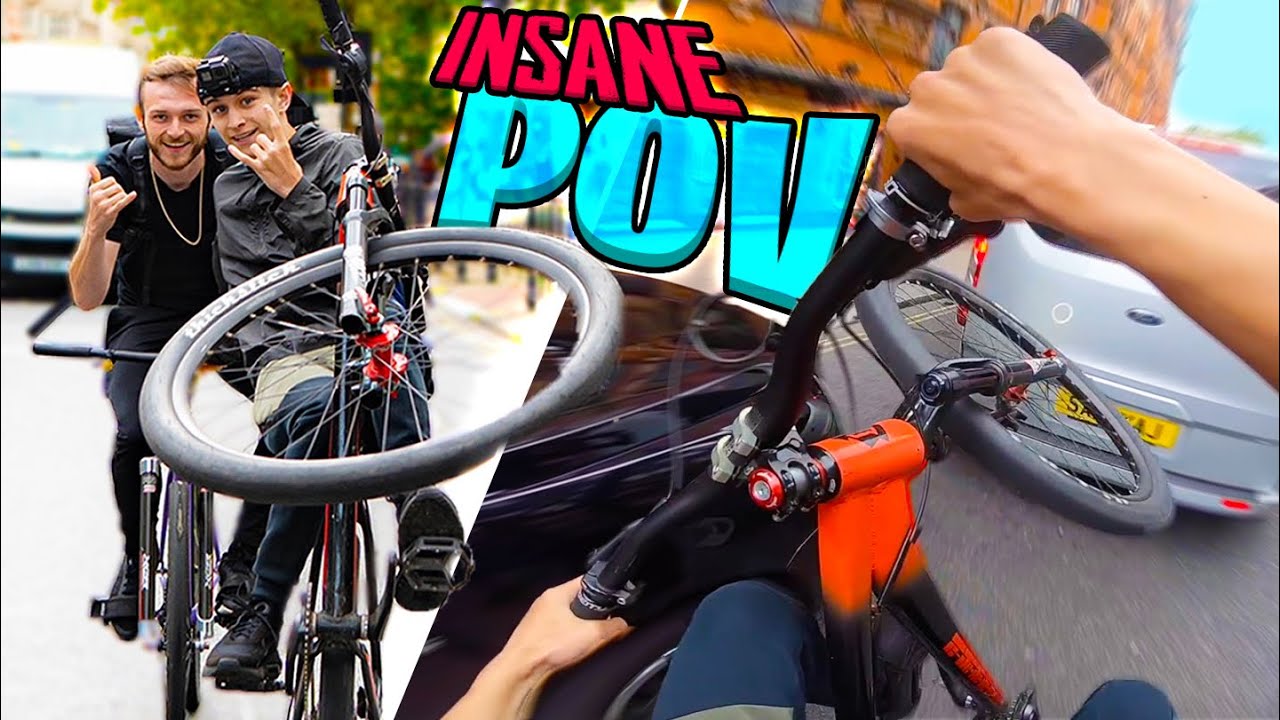 INTENSE GOPRO POV WHEELIES THROUGH THE BUSY STREETS!