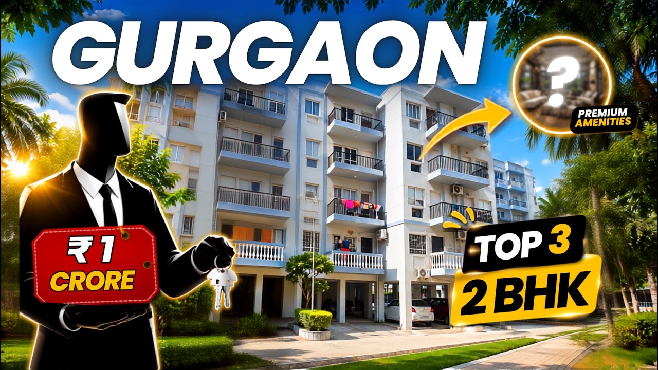 Top 3 Best 2BHK Flats starts at 1 Crore in Gurgaon | This Gurgaon Society Has Everything! 😍