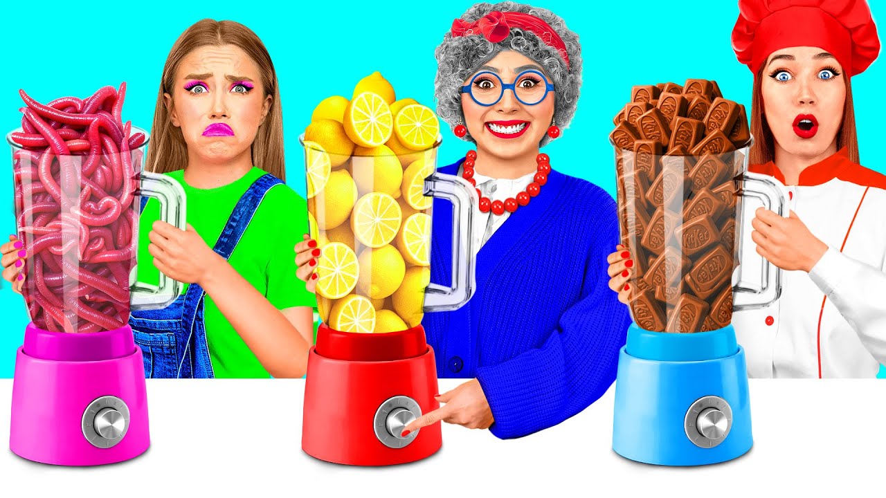 Кулинарный Челлендж: Я против Бабушки | Безумные Ситуации с Едой от Crazy DO