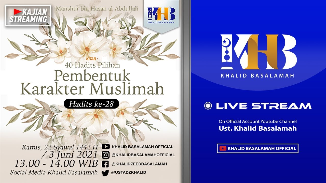 40 Hadist Pilihan Pembentuk Karakter Muslimah - Hadits #28