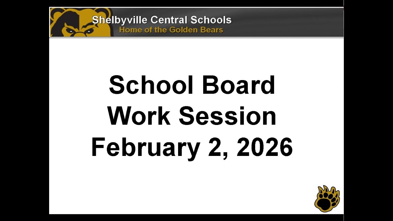 SCS School Board Work Session February 2, 2026